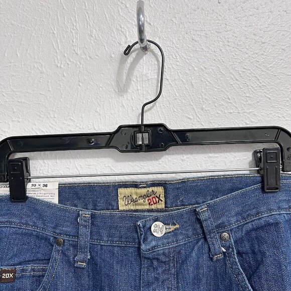 Wrangler 20X Jeans Mens 33X36 Med Blue Relaxed Straight Leg Style 23 Denim Jeans - Picture 5 of 12